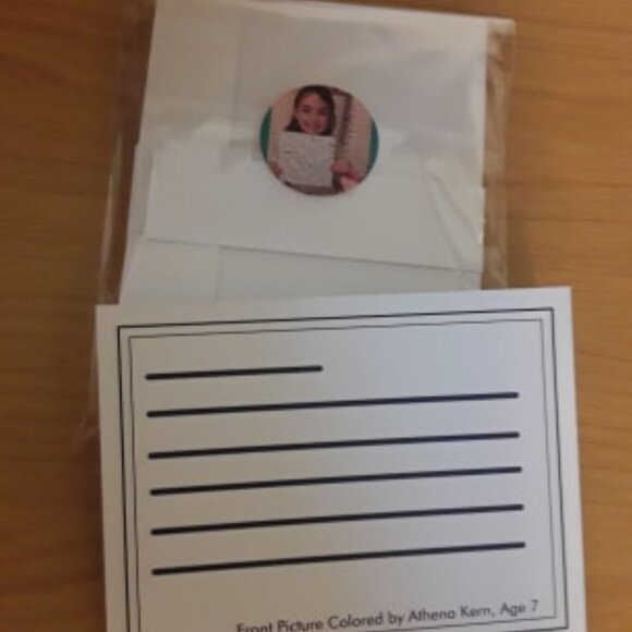 Unique Custom Printed "Thank You" Cards, Ocean - Picture 4 of 6